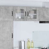 vidaXL Stenska kuhinjska omarica 2 pcs Betonsko siva 40 x 31 x 40 cm | Shoptok.si