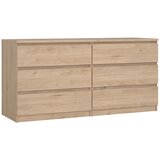 Tvilum Komoda v hrastovem dekorju v naravni barvi 154x76x50 cm Naia – Cene
