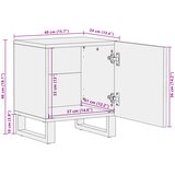  Noćni ormarići 2 kom 40x34x46 cm masivno izbijeljeno drvo manga | shoptok.hr