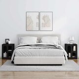  Noćni ormarić 2 pcs Crna 40 x 35 x 50 cm Konstruirano drvo | Eponuda.com