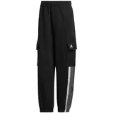 ADIDAS SPORTSWEAR Sportske hlače 'Essentials' siva / crna / bijela
