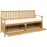 Klupa za pohranu s jastukom s pohranom 170 x 63 x 84 cm | shoptok.hr