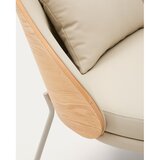 Kave Home Bež fotelja od imitacije kože Eamy – | shoptok.hr
