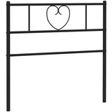  Metalno uzglavlje crno 100 cm | shoptok.hr