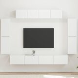  ormar 8 pcs Bijelo | shoptok.hr