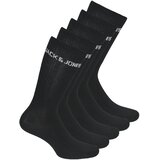 Jack & Jones Dokolenke JACBASIC LOGO TENNIS X5 Črna | Shoptok.si