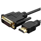Cabletech Kabel , HDMI M–DVI M, 19 pin, 2 m