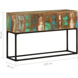  Konzolni stol 120 x 30 x 75 cm od masivnog obnovljenog drva | shoptok.hr