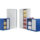 eurokraft pro Omara z rolojem, ŠxG 800 x 450 mm, višina 1050 mm, svetlo siva | Shoptok.si