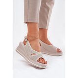 S. BARSKI Ladies Leather Wedge Sandals S.Barski | Shoptok.si