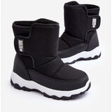 Big Star Children's Fleece-Lined Lace-Up Snow Boots Black | shoptok.hr