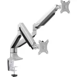 2-struki Stolni nosač za monitor 33,0 cm (13") - 81,3 cm (32") Vrtljivi nosač, Podesiv po visini, Nagibni i okretni Dua