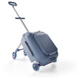 Kinderkraft DEČIJI KOFER 2U1 SA SEDIŠTEM CABBY BLUE | Eponuda.com