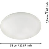 Eglo 31738 - led prigušiva plafonsko svetlo totari-z LED/44,8W/230V | Eponuda.com
