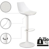 Casa Selección Bijele barske stolice u setu podesive visine 2 kom od umjetne kože (visine sjedala 56,5 cm) – | shoptok.hr