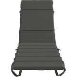  Jastučić za ležaljku GEMERT 100% poliester Antracit - Antracit 200 x 55 x 3 cm Poliester | shoptok.hr