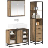  Set namještaja za kupaonicu 3 pcs hrast artisan 80 x 33 x 60 cm | shoptok.hr