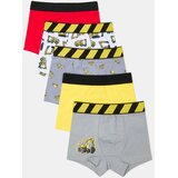 Sinsay Pamučne bokserice s motivom građevinskih vozila 5 pack | shoptok.hr
