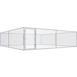  Zunanji pasji boks pocinkano jeklo 4x4x1 m | Shoptok.si