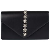 Shelvt Black clutch bag with decorative crystals | Eponuda.ba