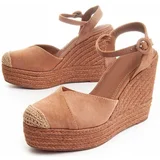 Leindia Espadrile 88499 Pozlačena