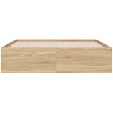  Okvir za krevet s ladicama boja hrasta 120x190 cm drveni | shoptok.hr