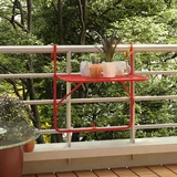 Balkonski stol crveni 60 x 40 cm čelični