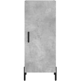  Komoda siva boja betona 34,5x34x90 cm od konstruiranog drva Slike