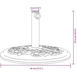  Baza suncobrana za stupove Ø 38/48 mm 12 kg okrugla | Eponuda.ba