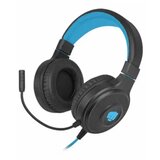 Fury Natec WARHAWK, Gaming Headset with Volume Control, 3.5mm Stereo, LED Backlit (USB), Black/Blue | ePonuda.com