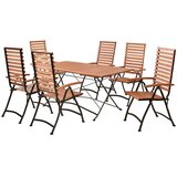 Gardenson VRTNA GARNITURA SCHLOSSGARTEN jeklo naravne barve, črna | Shoptok.si
