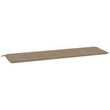 vidaXL Blazina za vrtno klop taupe 180x50x4 cm oxford tkanina, (20623479) | Shoptok.si