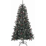 vidaXL Umjetno božićno drvce s stalakom Zelena 99 x 99 x 180 cm | shoptok.hr