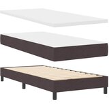  s opruga kutije Tamno smeđa 100 x 200 cm tkanina | shoptok.hr