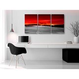  Slika - Crimson Landscape (3 Parts) 60x30 | shoptok.hr
