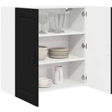 vidaXL zidni kuhinjski ormarić crna 80 x 31 x 80 cm konstruirano drvo | shoptok.hr