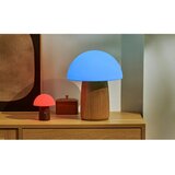 Gingko LED namizna svetilka v beli in temni naravni barvi (višina 12,5 cm) Alice Mushroom – | Shoptok.si