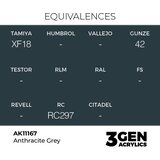 AK Interactive Anthracite Grey 17ml - 3rd Gen Akrilna Boja AK11167 | Eponuda.com