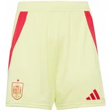 Adidas Sportske hlače 'Spain 24 Away' svijetložuta / crvena