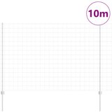 Euro ograda s postom 10 x 1,6 m Pocinčani čelik Srebrna Mreža | shoptok.hr