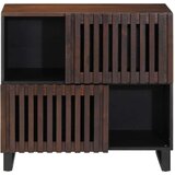 vidaXL Komoda rjava 80x34x75 cm trden mangov les | Shoptok.si