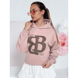 DStreet Bluza damska oversize z kapturem LITESSO różowa | Shoptok.si