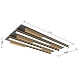 Wofi 9031-506S - LED prigušiva stropna lampa PALERMO LED/34W/230V drvo | Eponuda.com