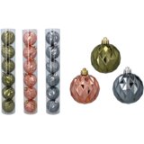 Molarem Home Set od 6 kuglica za božićno drvce – 6 cm, siva | shoptok.hr