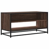 TV ormarić boja hrasta 91x40x46 cm konstruirano drvo i metal | Eponuda.com
