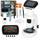  3-u-1 digitalni mikroskop – Wi-Fi, USB, 2,4-inčni LCD zaslon, 1000× povećanje i dodaci Cijene
