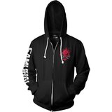 Jinx CYBERPUNK 2077 BIGGEST FAN ZIP-UP HOODIE ČRNA M | Shoptok.si