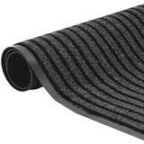  Otirač Striped Crna i Siva 60 x 180 cm Polipropilen PVC | shoptok.hr