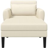  Šezlong Krem Zrnasti baršun | shoptok.hr