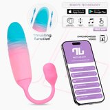 INTOYOU App Series NexEgg Motion Vibrating Egg with Thrusting App Pink-Turquoise Cijene